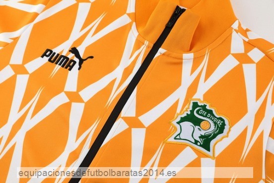 Nuevo Ropa Deportiva Con Cremallera Larga Costa De Marfil 2023 Naranja Baratas